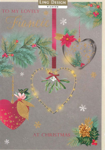 Picture of LOVELY FIANCEE CHRISTMAS CARD
